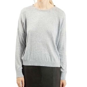 Topshop Gray Pullover Sweatshirt!